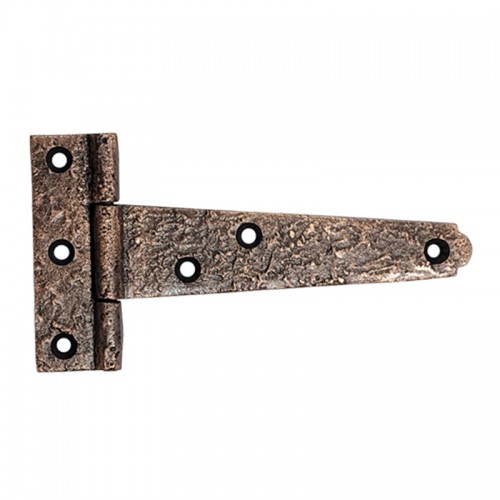 4 Inch Makheloth Antique Cast Iron Heavy Duty Strap T-Hinge with Texture